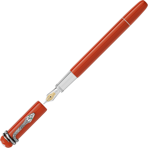 Montblanc Heritage Collection Rouge et Noir Special Edition Coral Fountain Pen