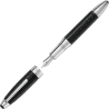 Great Masters Exotic Leather Black Alligator Fountain Pen