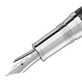 Great Masters Exotic Leather Black Alligator Fountain Pen
