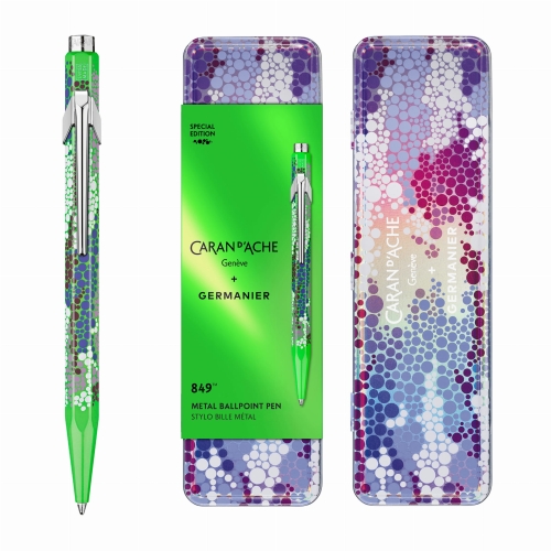 CDNM0849-116 Caran d'Ache długopis 849 Germanier Green fluo w etui-01.jpg