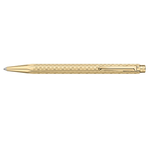 CD898-568 Caran d'Ache długopis Ecridor DAMIER Gold-01.jpg