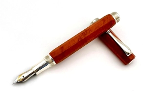 Montegrappa Erica Wood Brier & Sterling Pióro wieczne