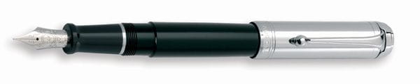 AURORA TALENTUM Black Chrome Fountain Pen