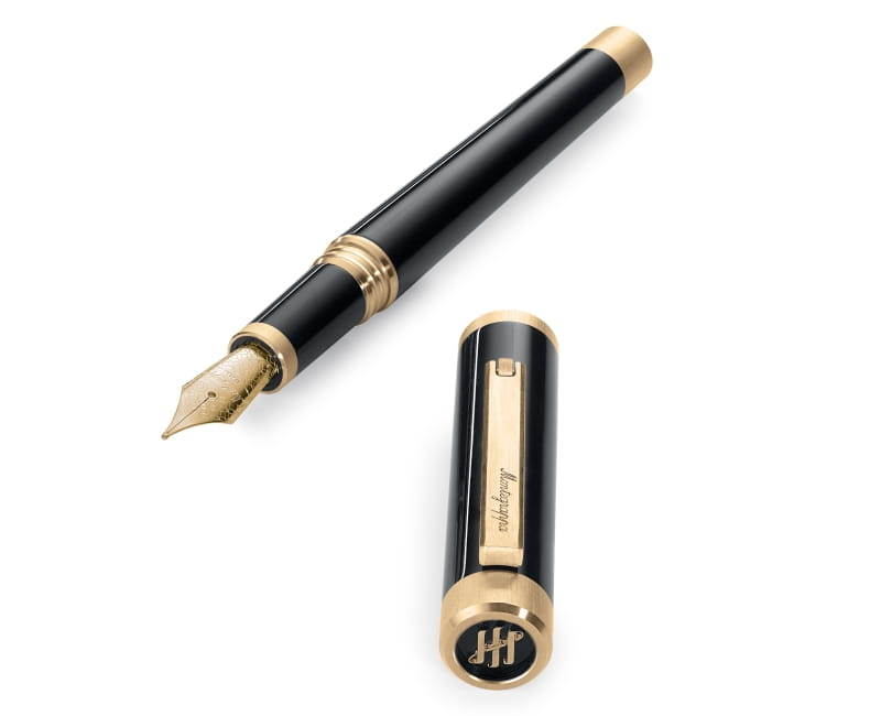  Montegrappa ZERO Black Gold Plated pióro wieczne 