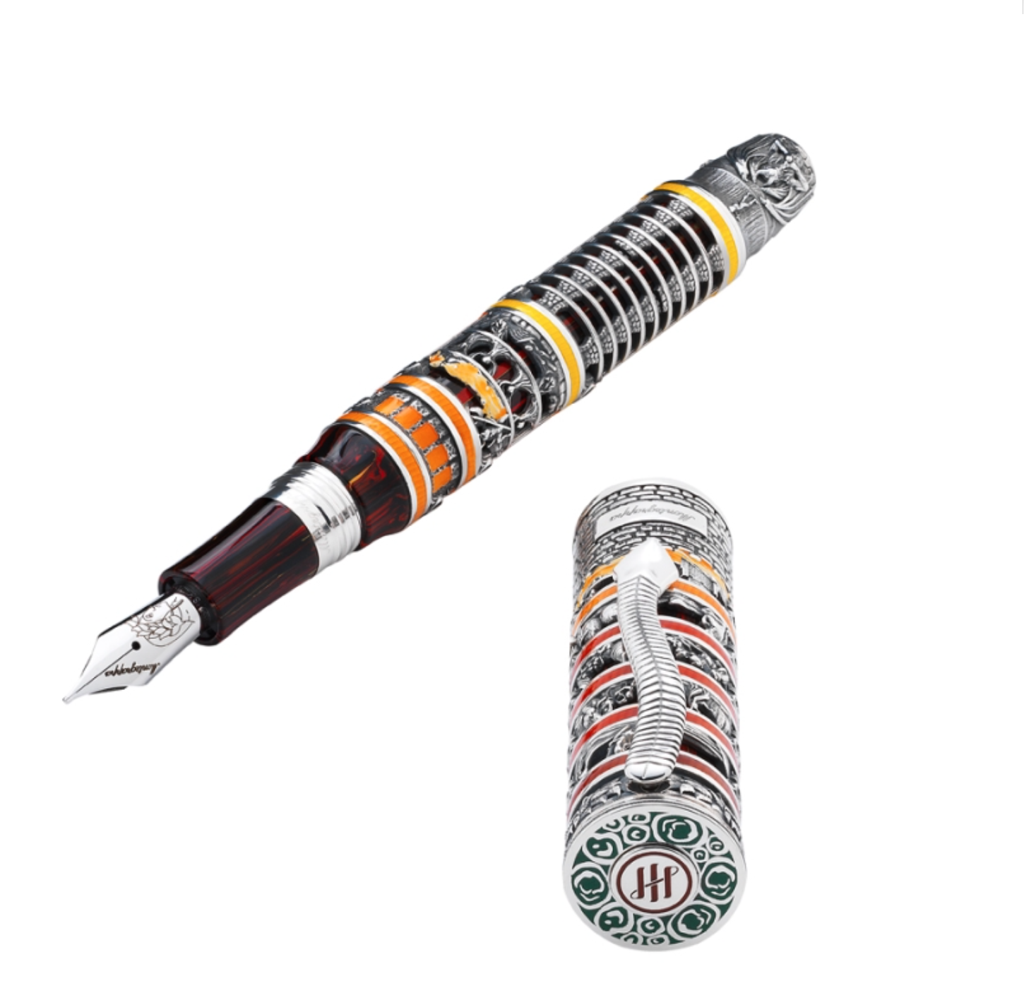 Montegrappa DANTE INFERNO Silver pióro wieczne