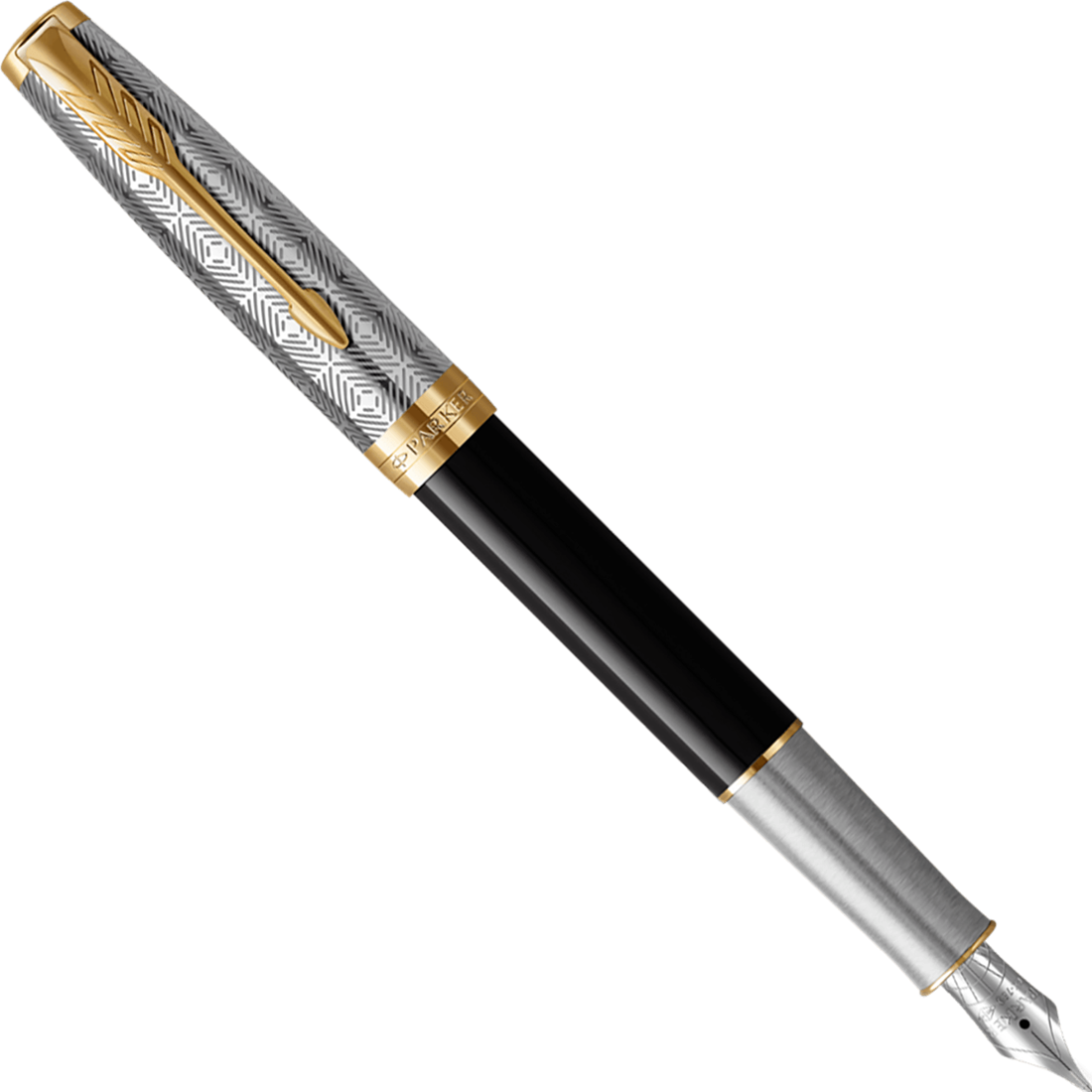 Parker Sonnet Premium Metal & Black GT pióro wieczne