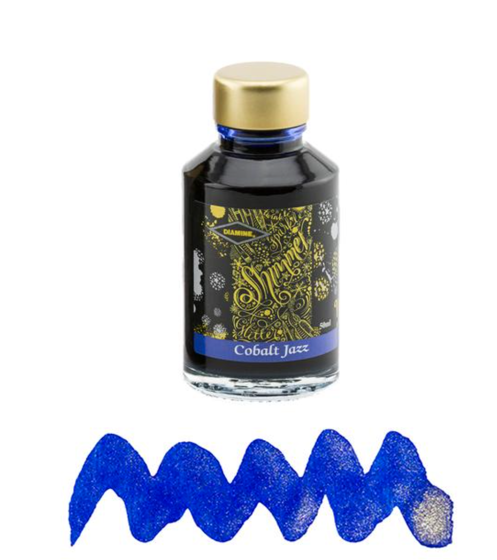 Diamine atrament Shimmering  COBALT JAZZ 50 ml