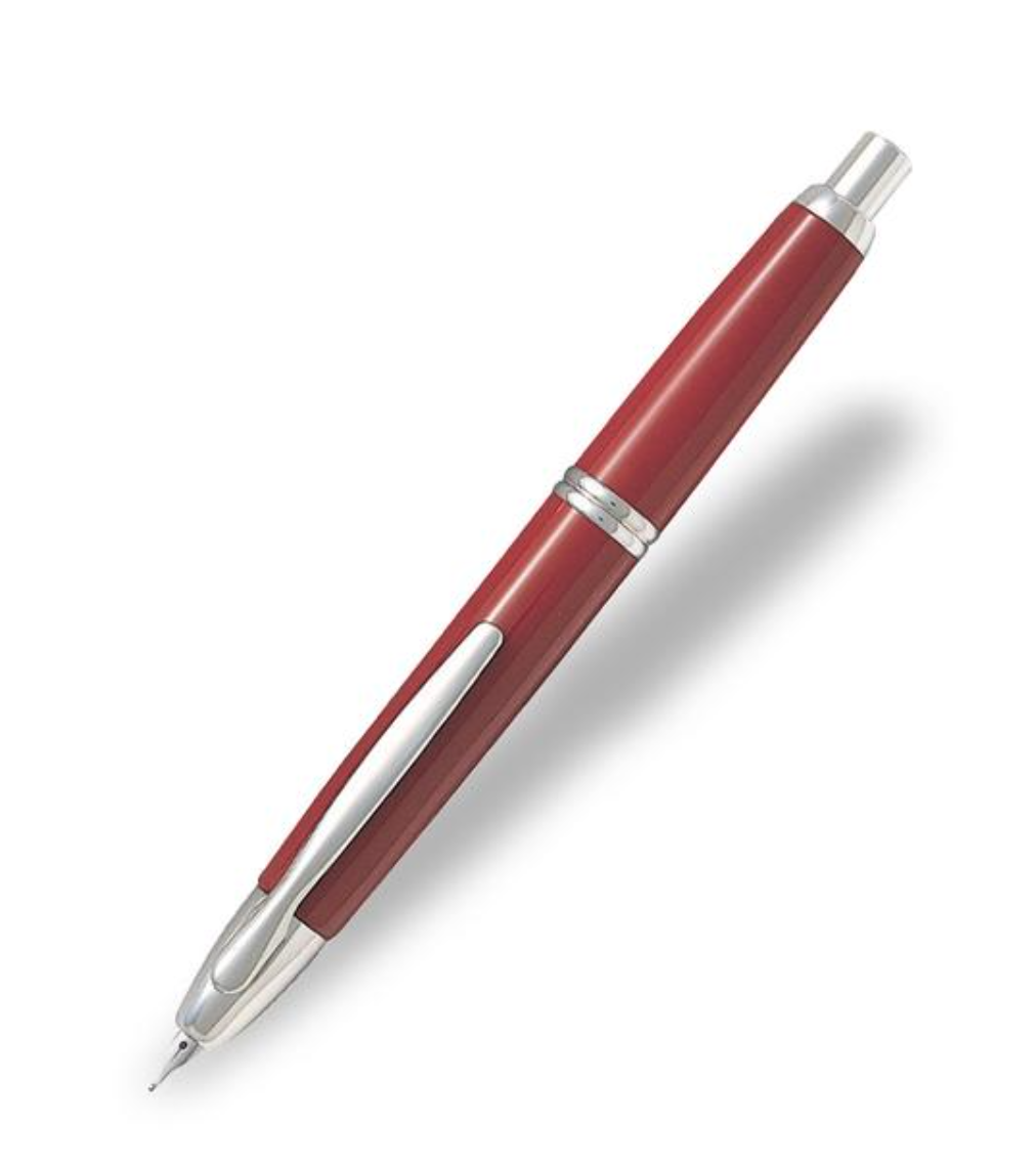 Pilot Capless RHODIUM Fountain Pen Red CT