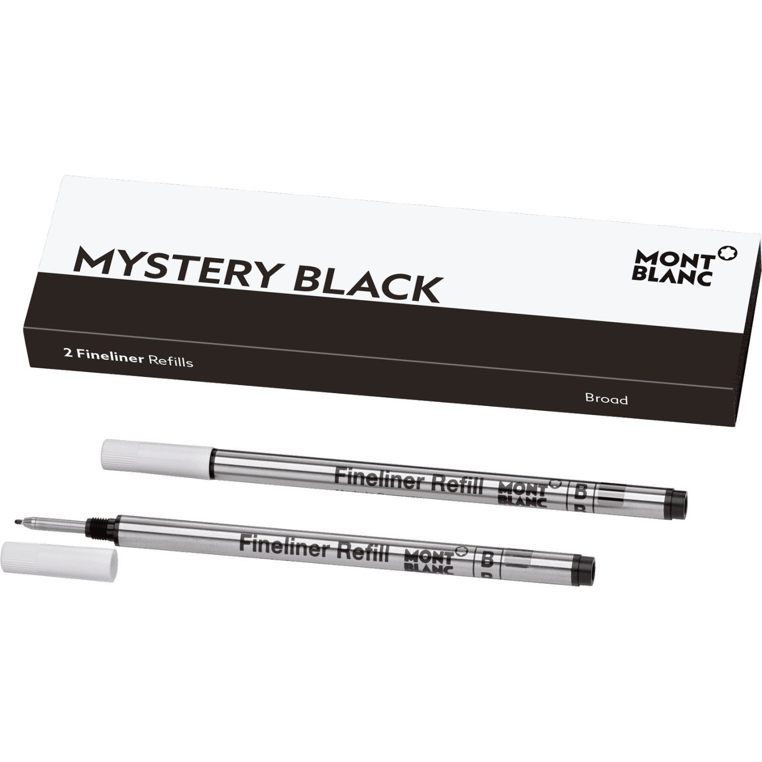 Wkład Fineliner Montblanc (B) Mystery Black 2 szt. 