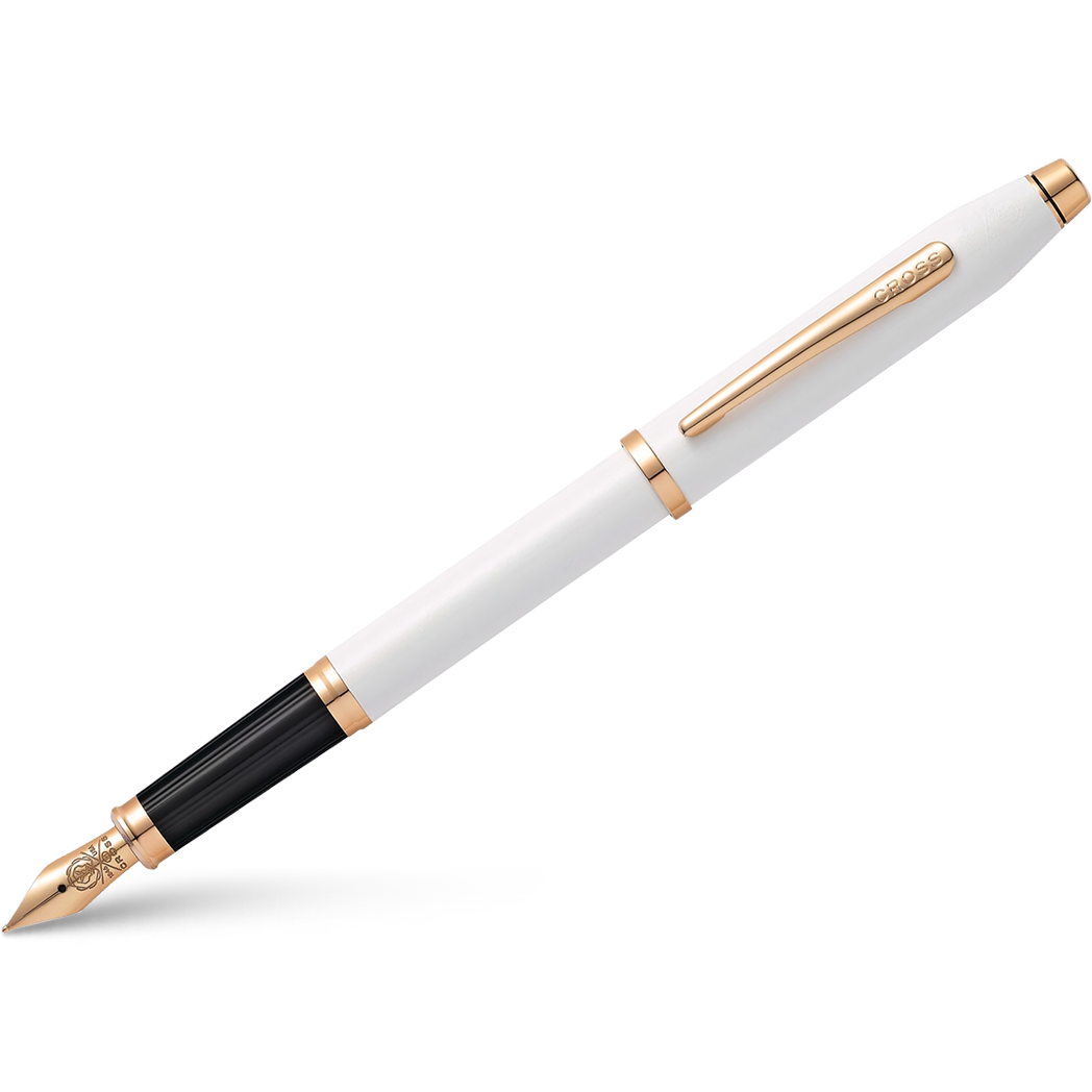Cross Century II Fountain Pen White Rose Gold GT 2018