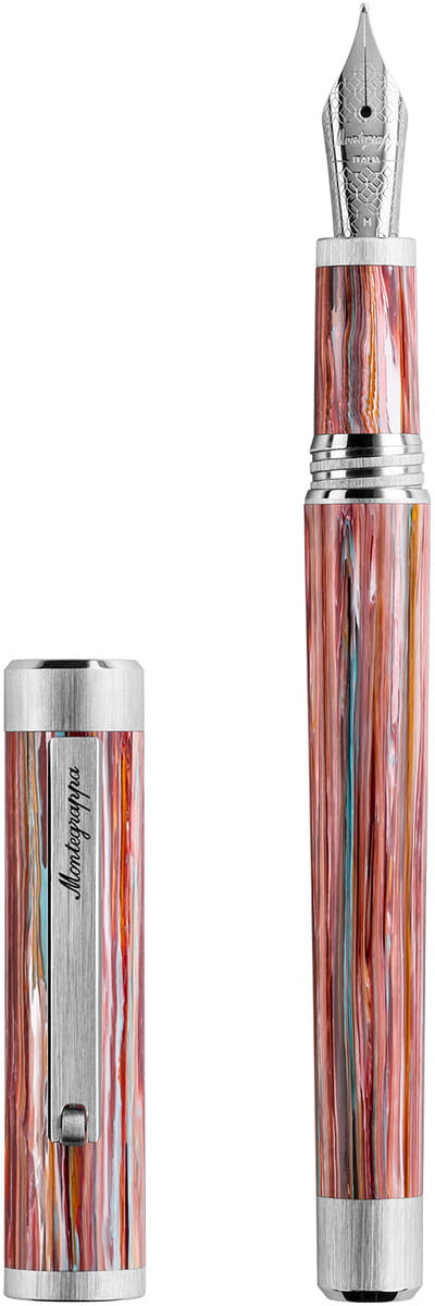 Montegrappa Zero Zodiac Pisces Steel pióro wieczne