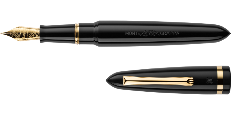 Montegrappa Venetia Black 14kt pióro wieczne 