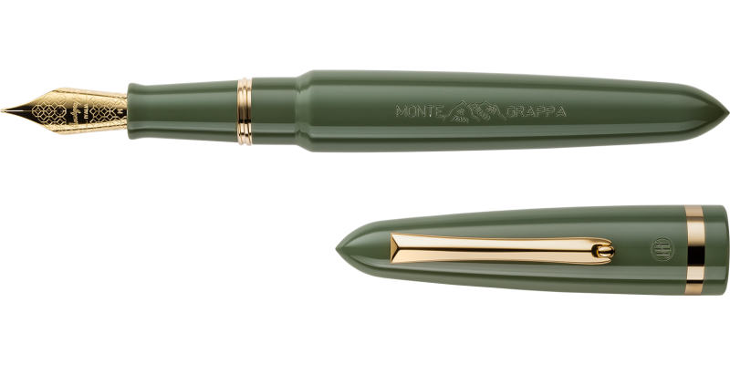 Montegrappa Venetia Green Steel pióro wieczne  