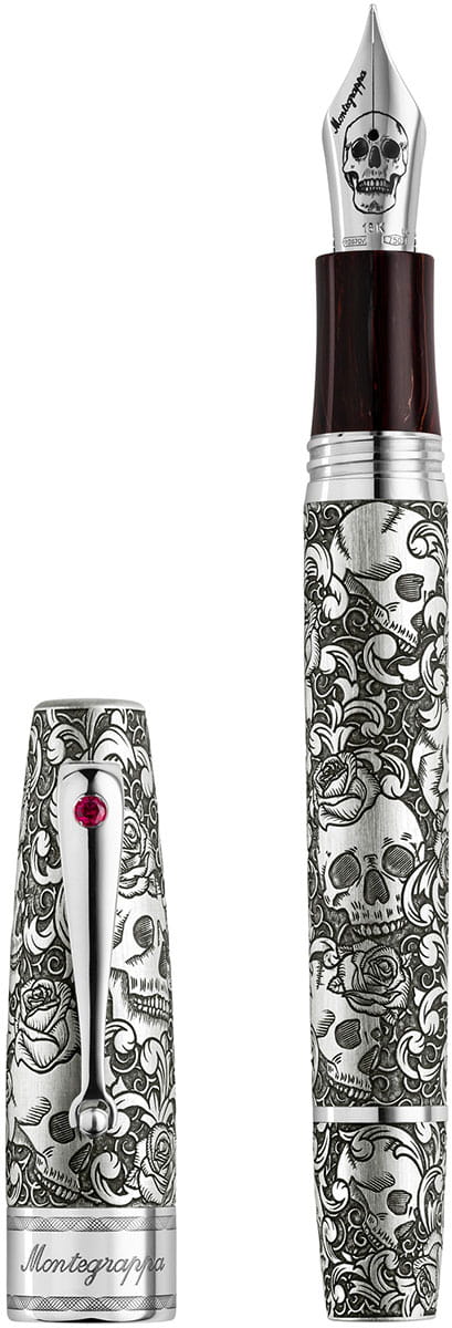 Montegrappa Skulls & Roses pióro wieczne