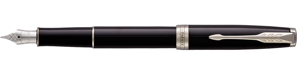 Parker Sonnet  pióro wieczne Black Lacquer CT 