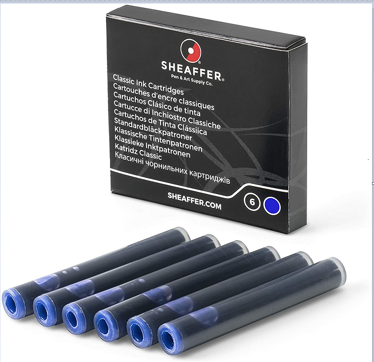 Sheaffer black or blue cartridges