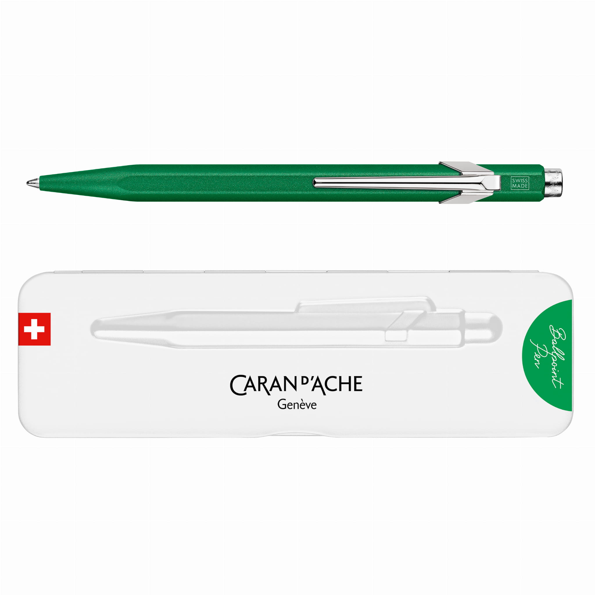 Caran d’Ache 849 Colormat-X Slimpack Green długopis  