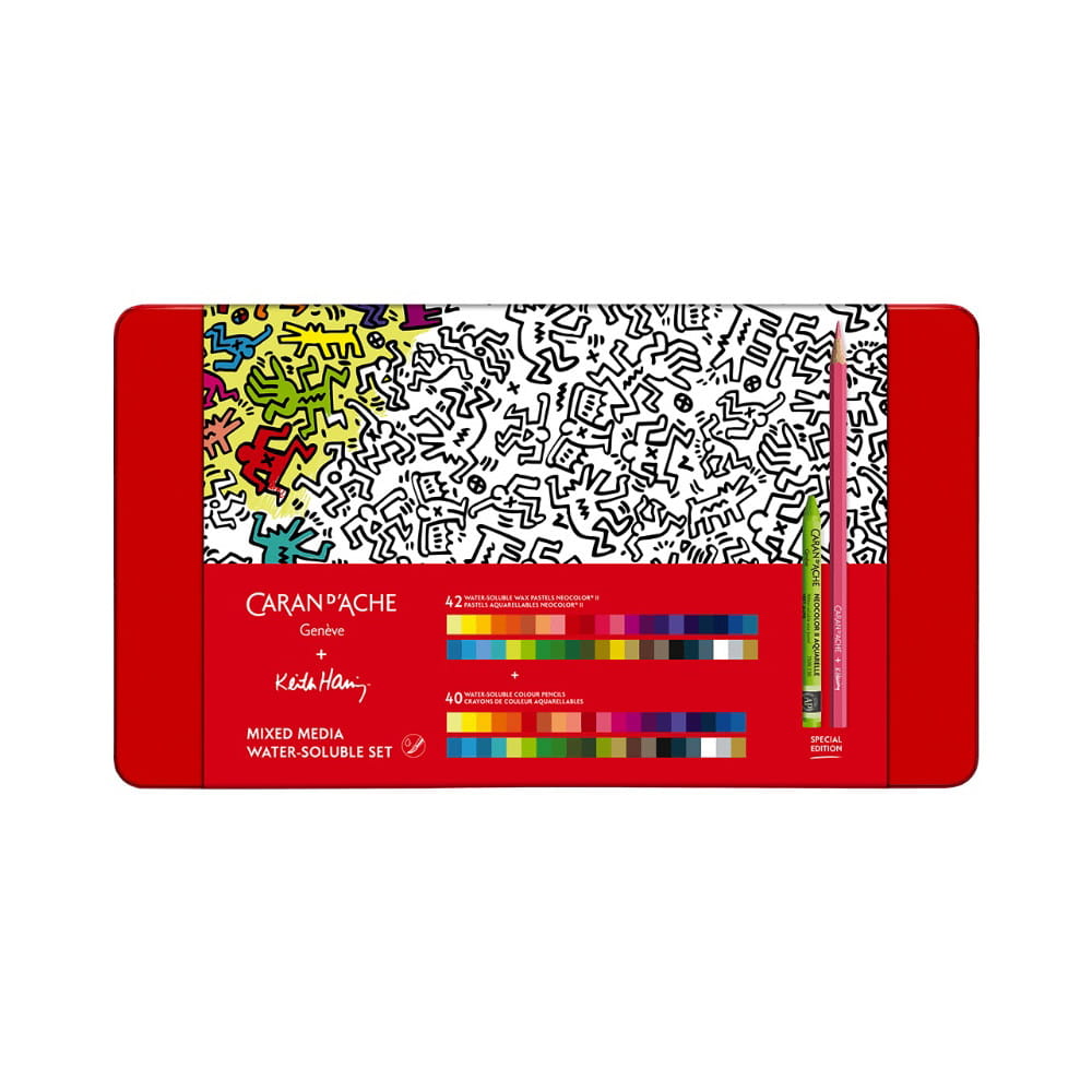 Caran D'Ache zestaw kredek Keith Haring 82szt