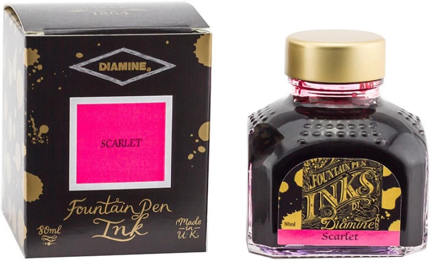 Diamine atrament Scarlet  80 ml. 