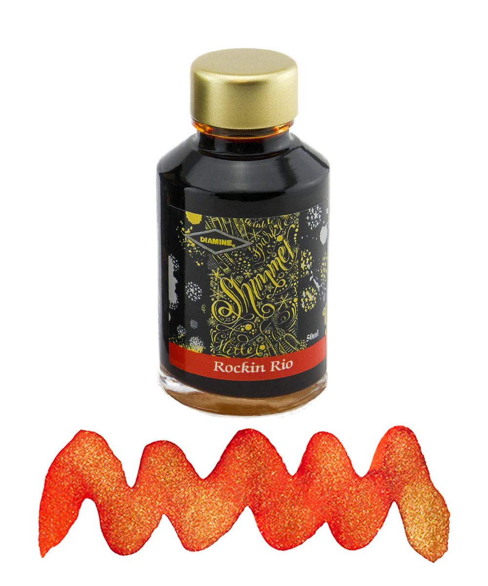 Diamine atramentSHIMMERING ROCKIN Rio 50 ml.