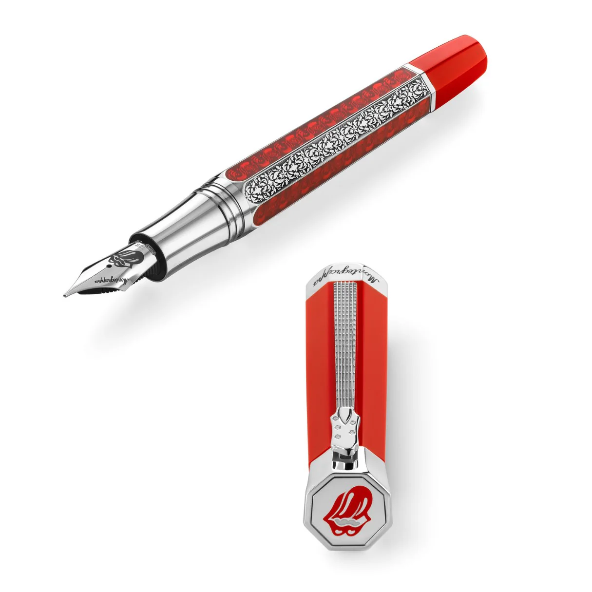 Montegrappa Rolling Stones Legacy 1962 Scarlet Pióro wieczne