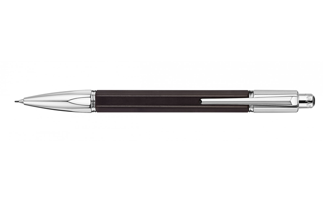 Caran d'Ache Silver-Plated and Rhodium-Coated VARIUS™ EBONY Ołówek Mechaniczny