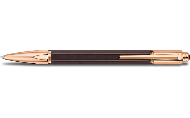 Caran d'Ache Rose-Gold Plated VARIUS™ EBONY Długopis