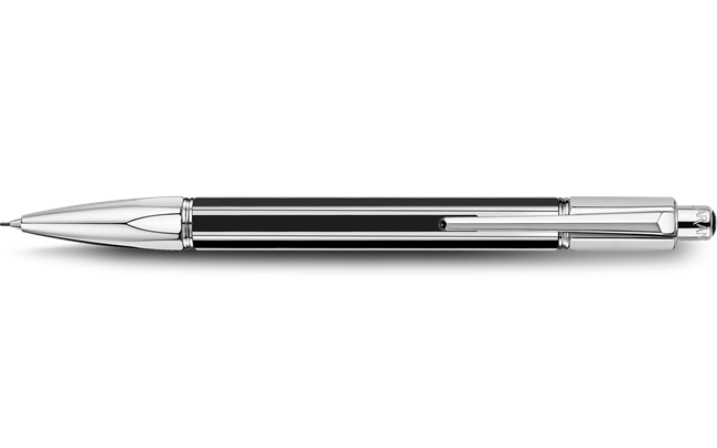 Caran d'Ache Silver-Plated, Rhodium-Coated VARIUS™ CHINA BLACK Ołówek mechaniczny