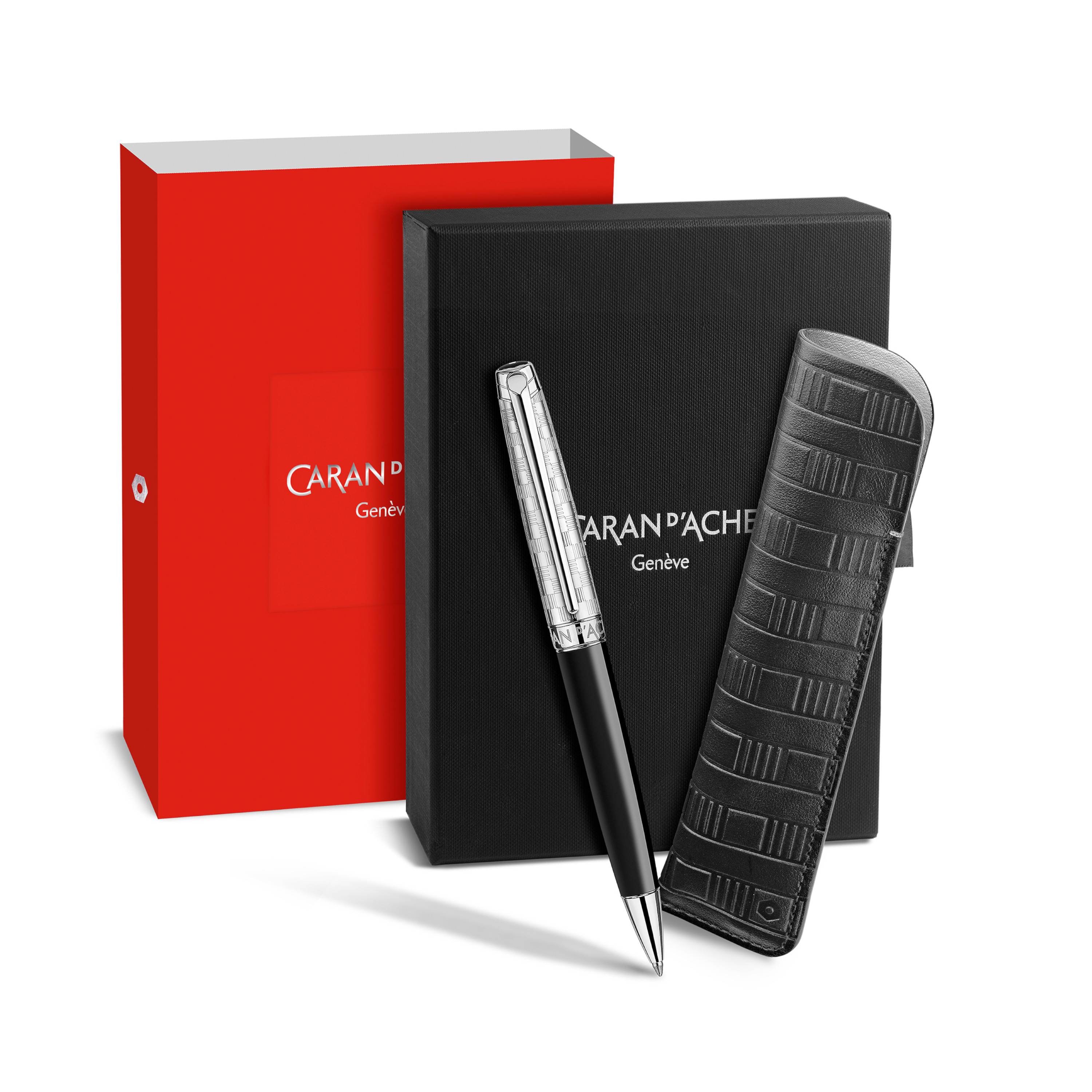 Caran d'Ache Leman Damier Długopis + Etui