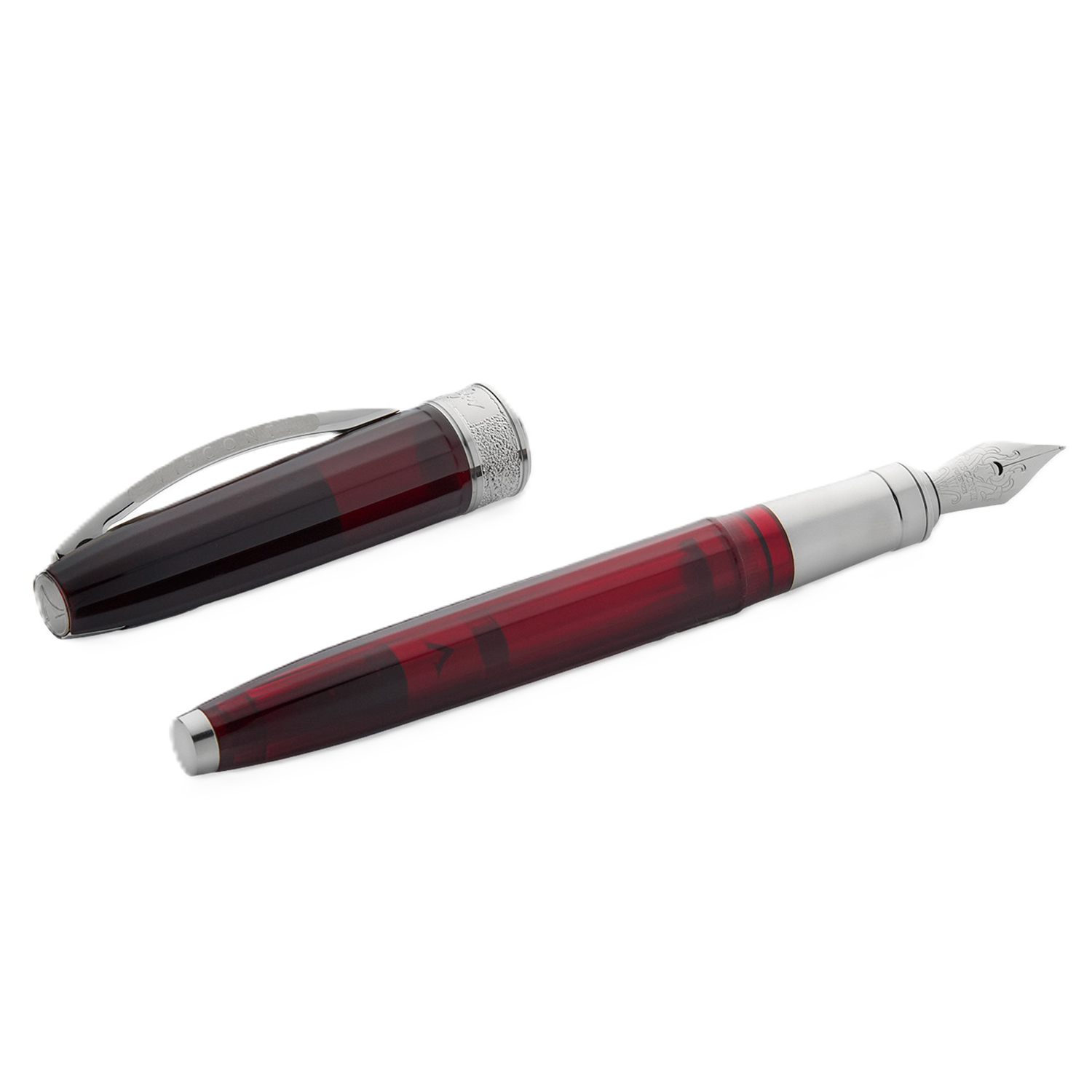 Visconti Michelangelo Translucent Red Pióro wieczne 