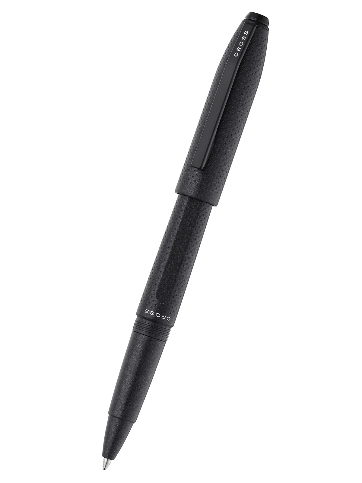 Cross Prism Obsidian Black Pióro kulkowe